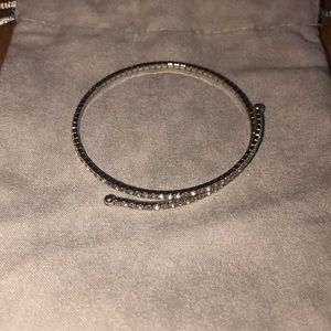 Silver Faux Diamond Bracelet